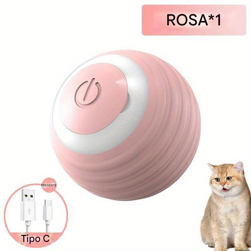 Brinquedo Interativo Bola Mágica para Gatos – Movimento Inteligente e Autônomo